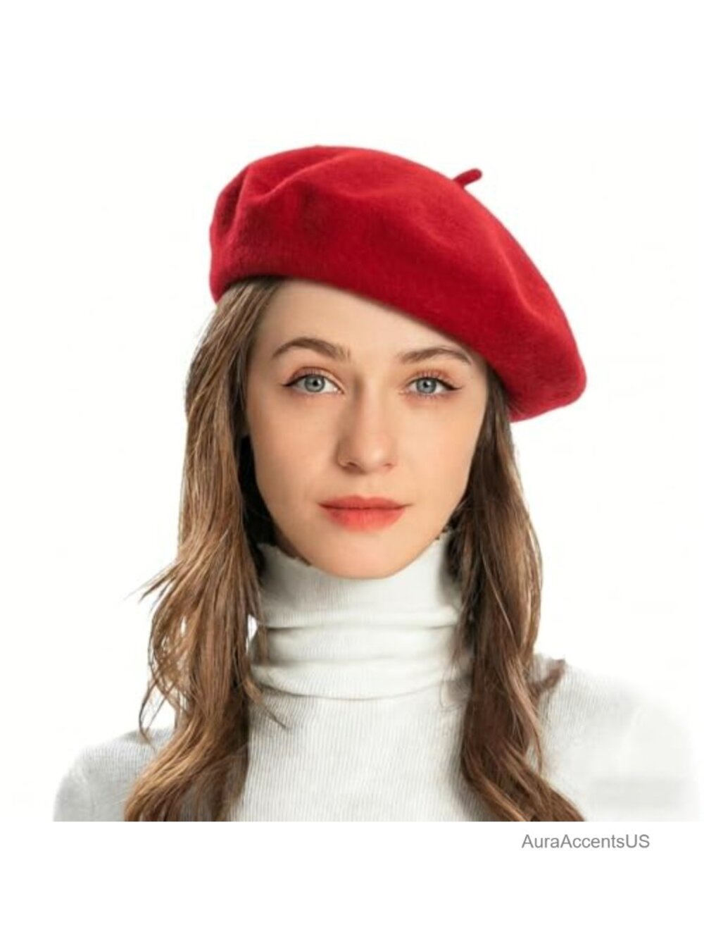 Wool French Beret Classic Artist Cap 90% Wool 10% Nylon Women's Hat